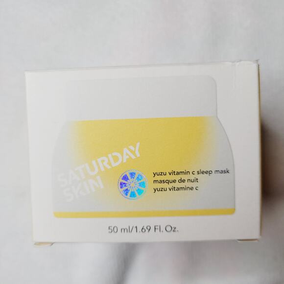 New Saturday Skin Yuzu Vitamin C Sleep Mask - Picture 1 of 4